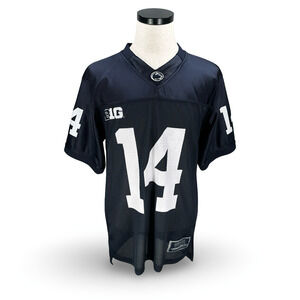 Colosseum Penn State Nittany Lions Football 14 Jersey Men Small Navy Blue V-Neck